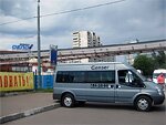 Бесплатный автобус Genser в пункт аренды автомобилей АрендаАвто-рмн на ул.Добролюбова